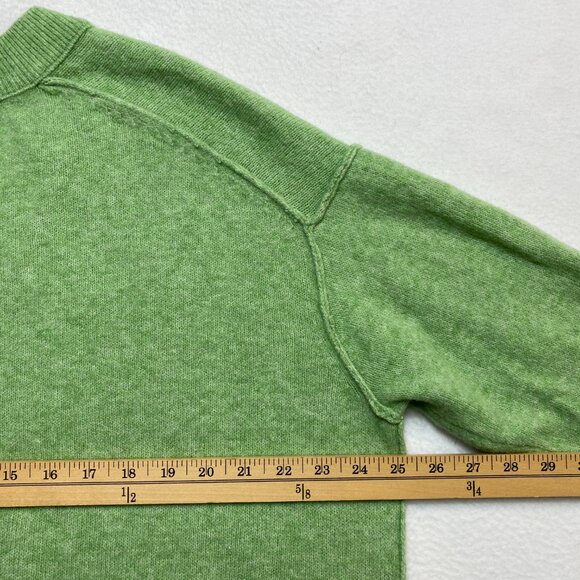 Aerie Unreal Oversized Sweater V-Neck Women's PS Green Super Soft NWT $59 - Picture 11 of 13